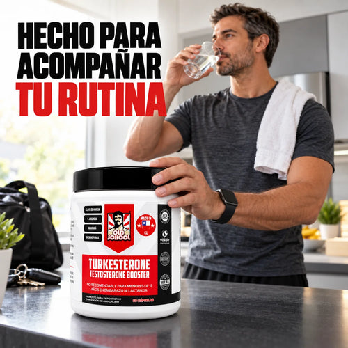 TURKESTERONE – Para hombres que quieren volver a sentirse fuertes y activos