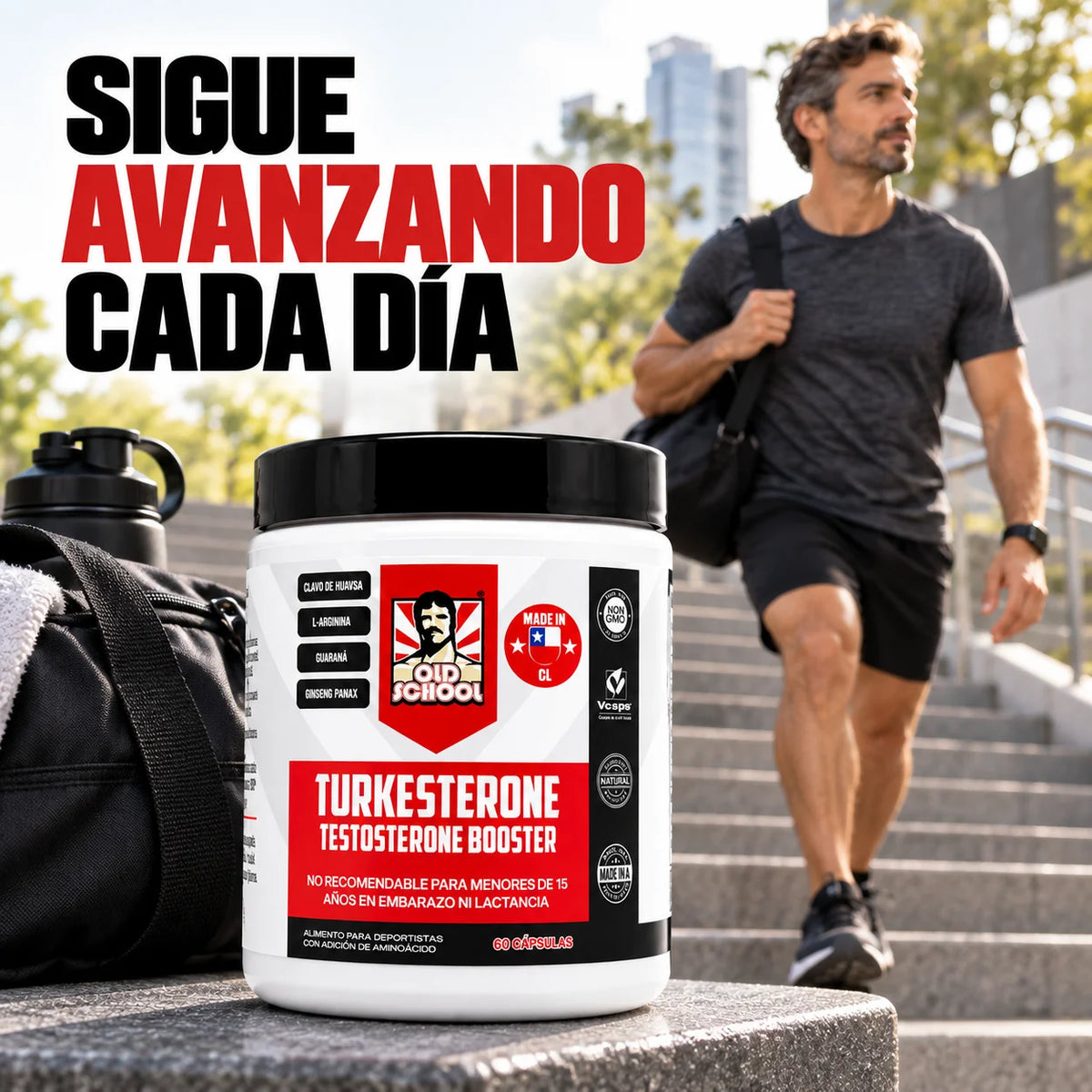 TURKESTERONE – Para hombres que quieren volver a sentirse fuertes y activos